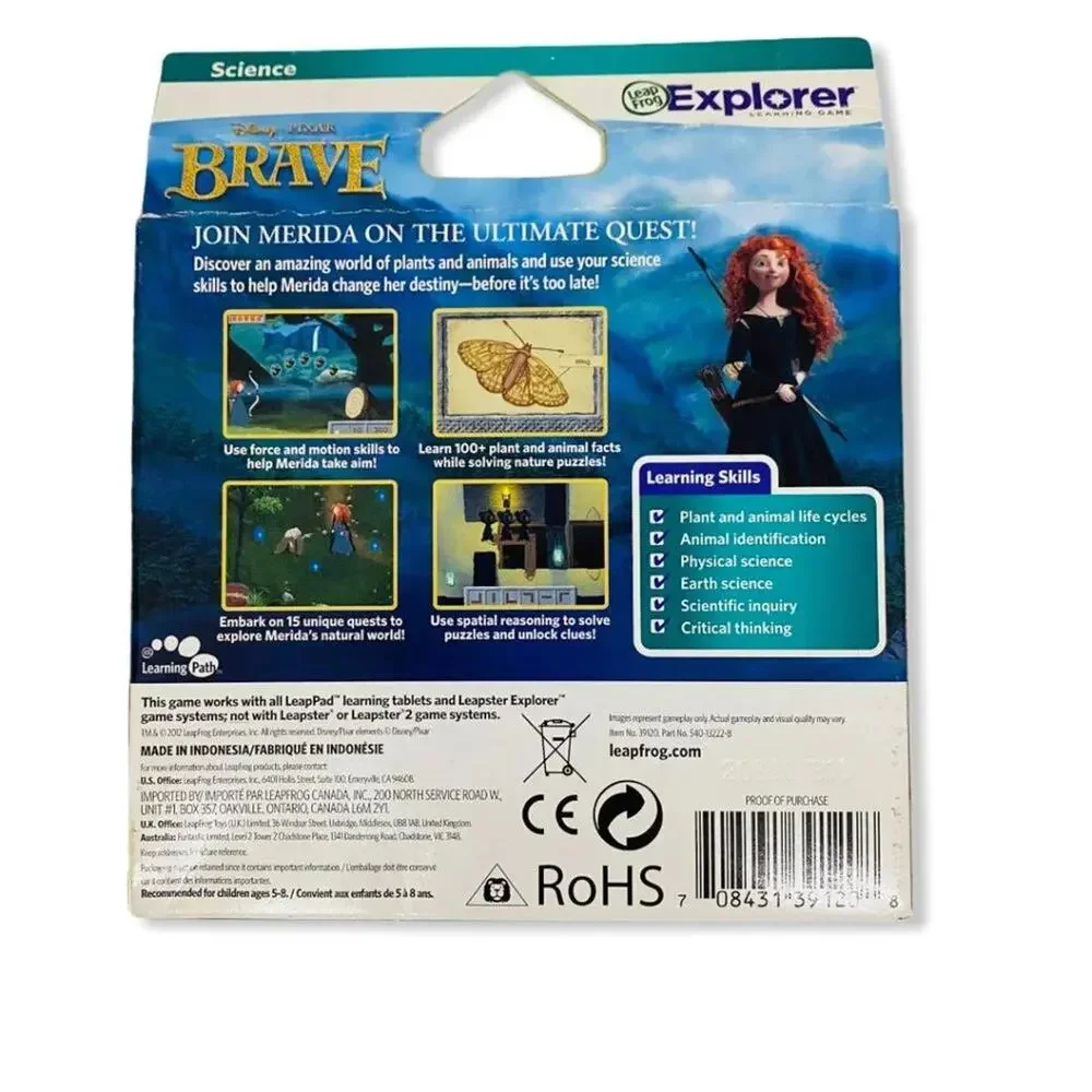 Leapfrog Explorer LeapPad Learning Game Brave New Sealed